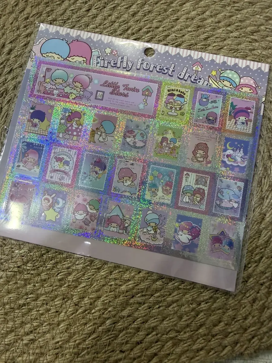 A Little Twin Stars sticker sheet.